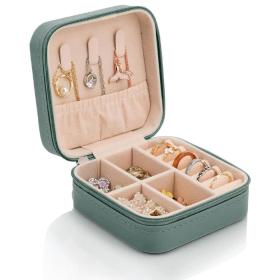 Firla Mini Boîte à Bijoux en cuir avec fermeture éclair – علبة تنظيم المجوهرات